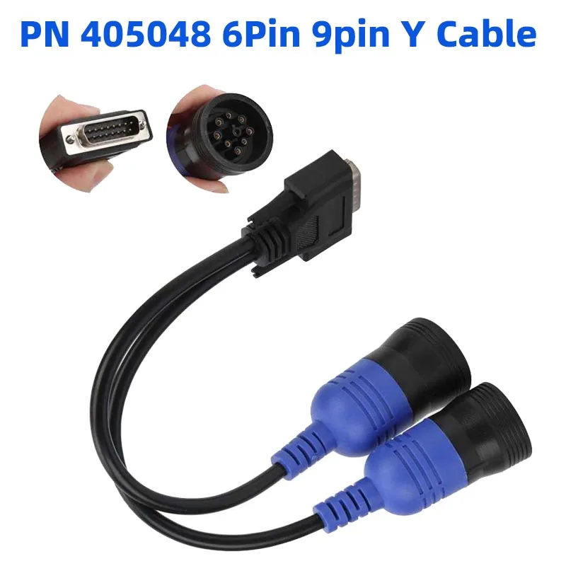 For Nexiq2 USB Link 125032 Diesel Truck DB 15Pin Male Pn 405048 6Pin 9Pin Y Deutsch Adapter Truck Diagnose obd 2 Connector cable