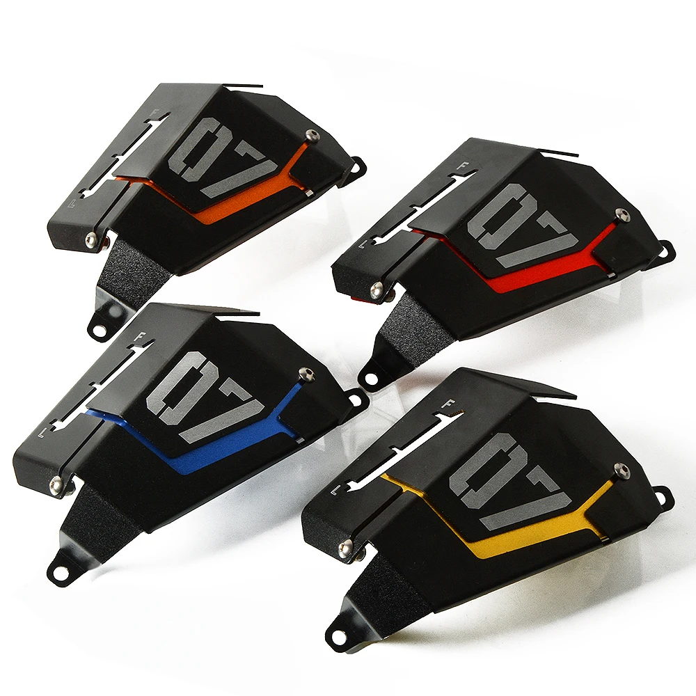 Protector de radiador MT 07, cubierta protectora de tanque de recuperación de refrigerante para Yamaha MT-07 MT07 FZ07 FZ 07 2014 2015 2016 2018 2019 2020 2021