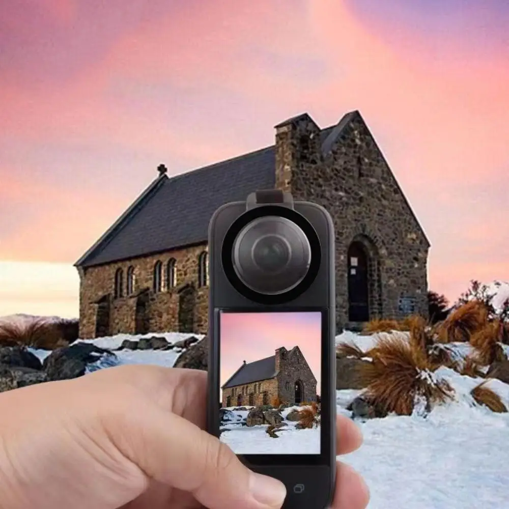 Accessori antigraffio di alta qualità Protezione per lenti Protezione completa Copriobiettivo protettivo per Insta360 X3