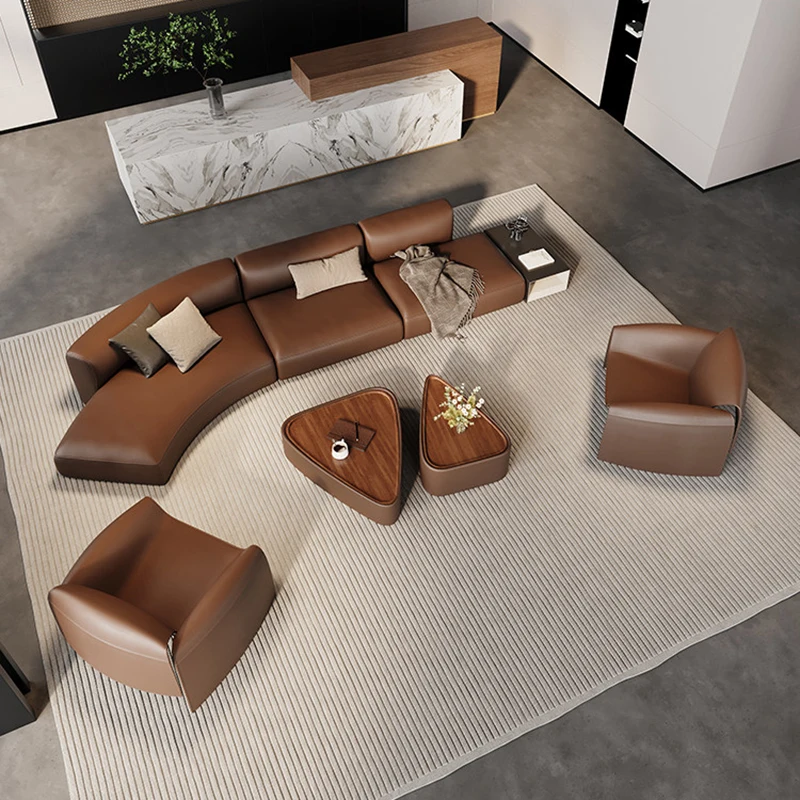 モダンで豪華な曲線ソファ 北欧ミニマリストオフィスホテルロビ - Office Furniture Luxury のレビューと価格