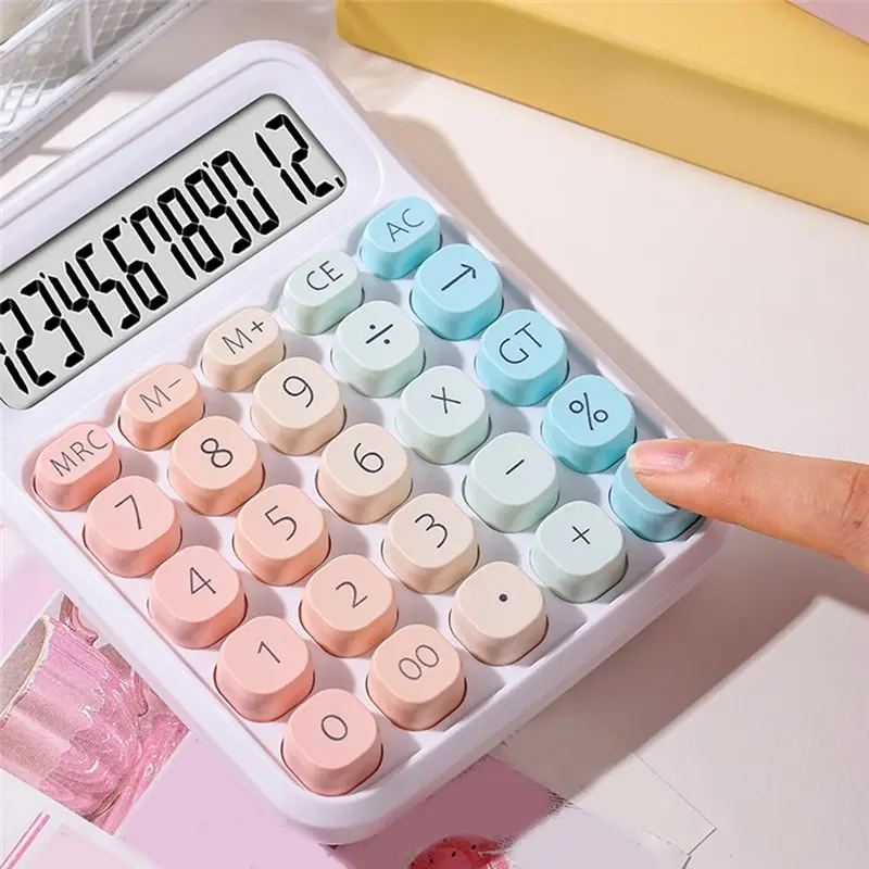 A75Q-Calculator With Dual Power Supply 12 Digits For Electronic Calculator Home Office School Financial Accounting Tools