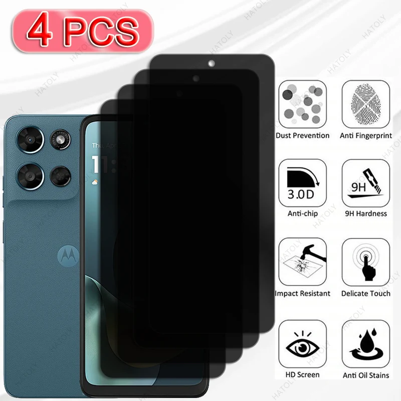 واقي شاشة الخصوصية لهاتف موتورولا موتو جي 2026 زجاج مضاد للتجسس لهاتف موتورولا موتو جي بلاي 2026 واقي عدسة الكاميرا الزجاجية #4