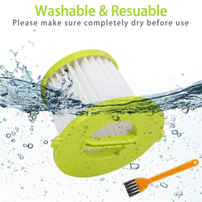 【AA86】5Pcs Replacement Washable Filter For Ryobi 18V ONE+ PERFORMANCE HAND VACUUM PCL704K, PCL705K,PCL705B,PCL700