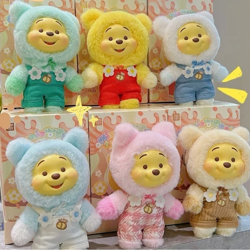 

Original Disney Winnie The Pooh Candy Series Blind Box Cute Vinyl Face Pendant Pupu Bear Fashion Trend Doll Children Gift Toy
