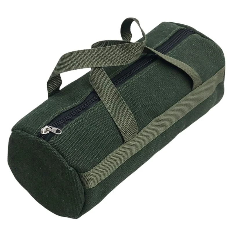 Y1AD Spacious Electrician Tool Bag Canvas Tool Organizers for Organized Tool Management Zippered Tool Pouches Tool Box