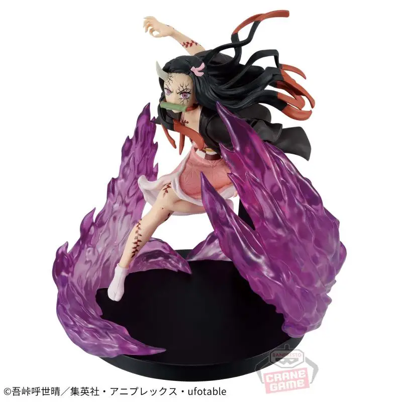 In Stock Original BANDAI Banpresto VIBRATION STARS PLUS Demon Slayer Kamado Nezuko PVC Anime Figure Action Figures Model Toys