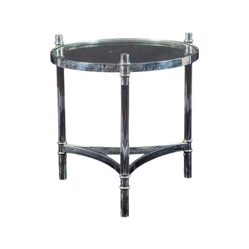 

Acrylic side table small coffee living room transparent coffee modern simple special-shaped side e creative mob