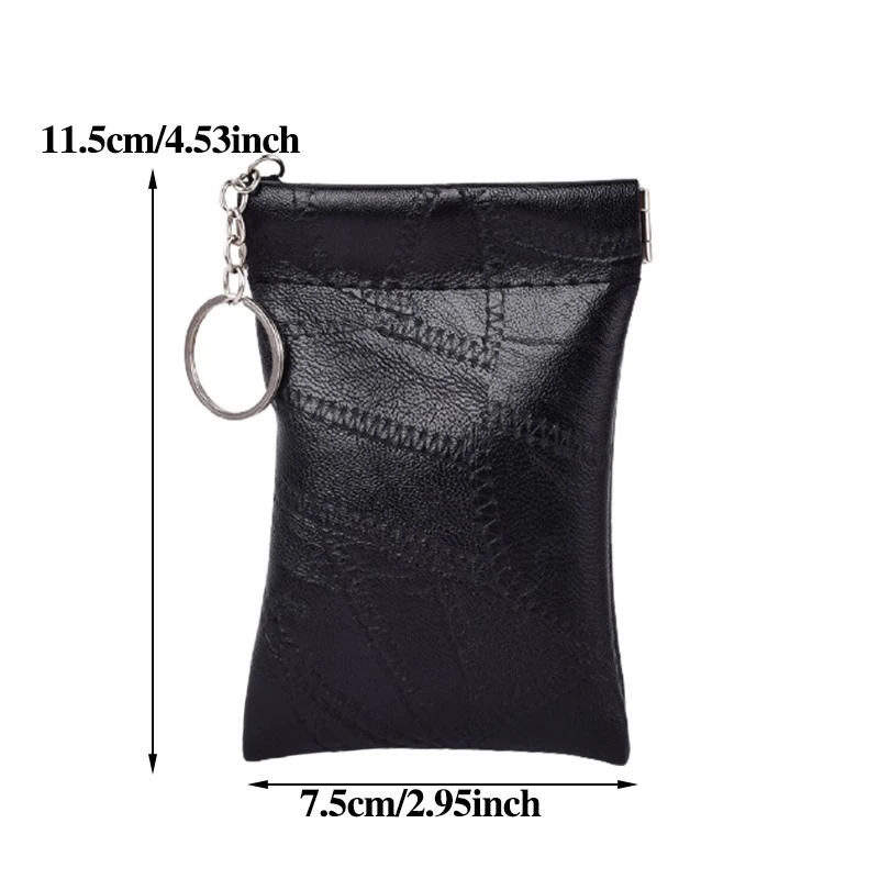 Women Men Key Wallet High Capacity Coin Housekeeper Keychain Purse Organizer Bag Car Keys Cover Portable Simple Key Holder Case