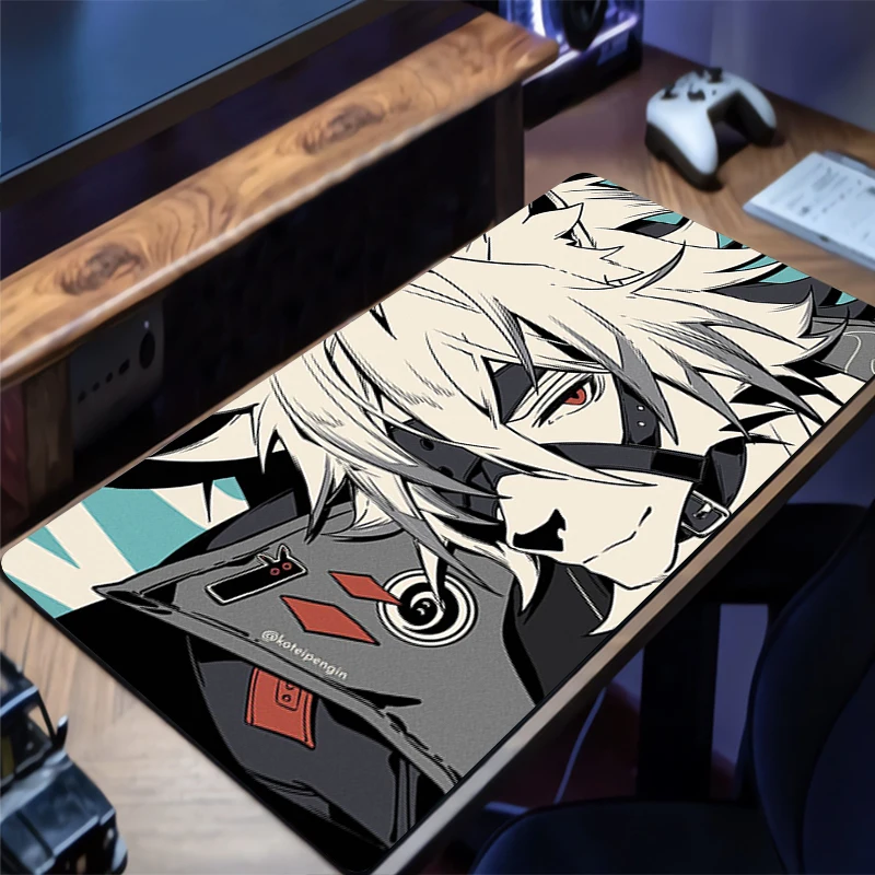 

Mouse Pad Z-zenless Zone Zero Von Lycaon Design Non-Slip Desk Mat Accessories Stitched Edge For Home And For Gamer Mousepad