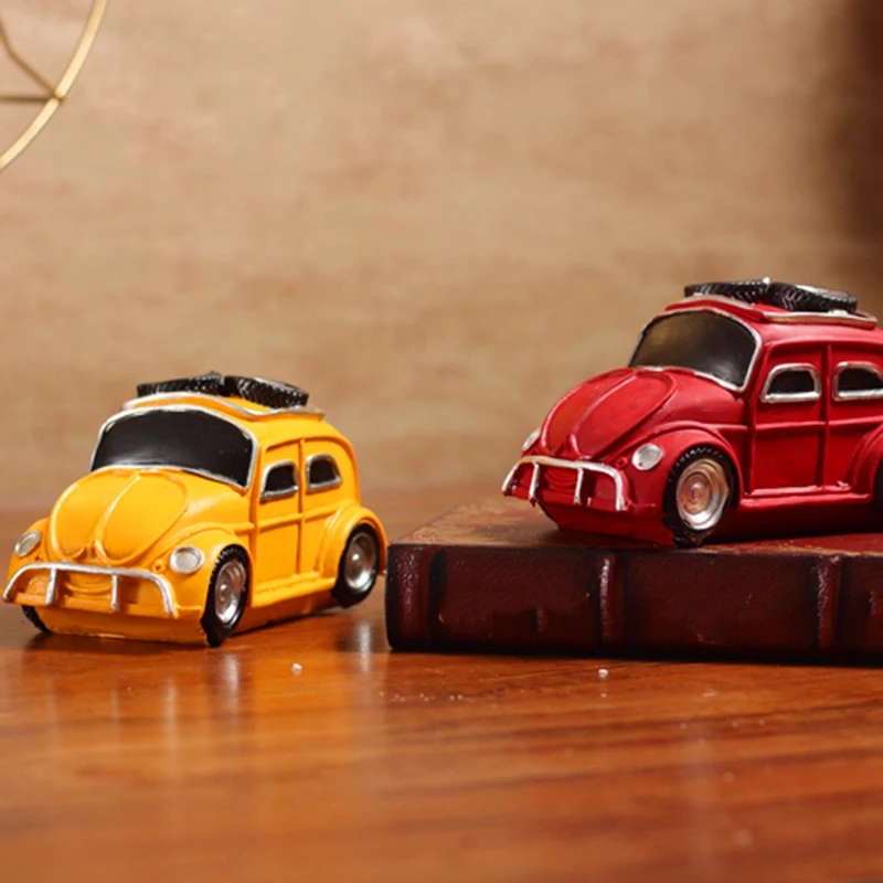 Children Toy Money Box Beetle Car Shape Money Cans Tires Car Figurine Kids Coins Saving Piggy Bank Natal Birthday Gift