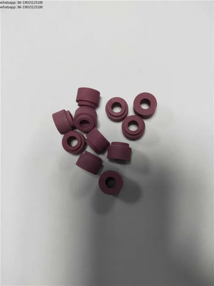 Mark II + Ion Source Ceramic Pad, Purple Ceramic 1/4-20 m, insulator, 1/4in 10 pieces per pack