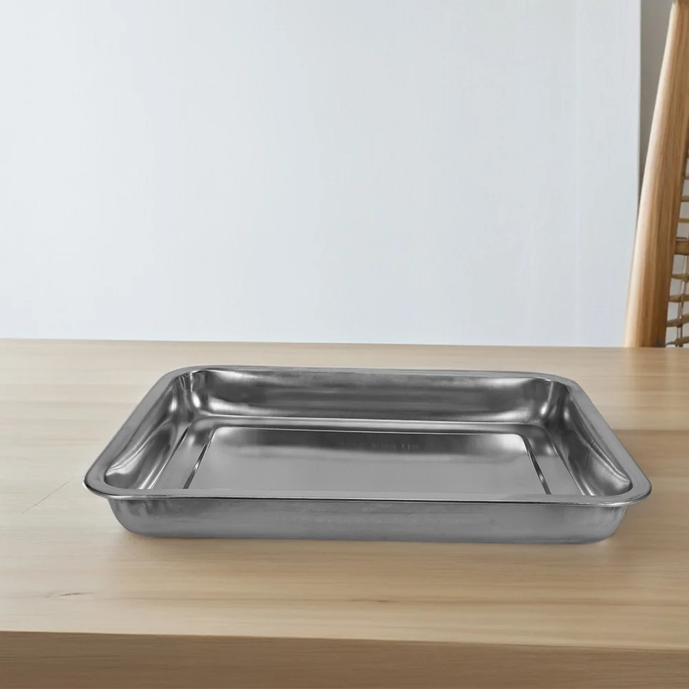 

Stainless Steel Bird Bathtub Metal Shower Basin Parrot Pigeon Cage Bath Accessory Longlasting Easy Clean Pet Bathing Basin