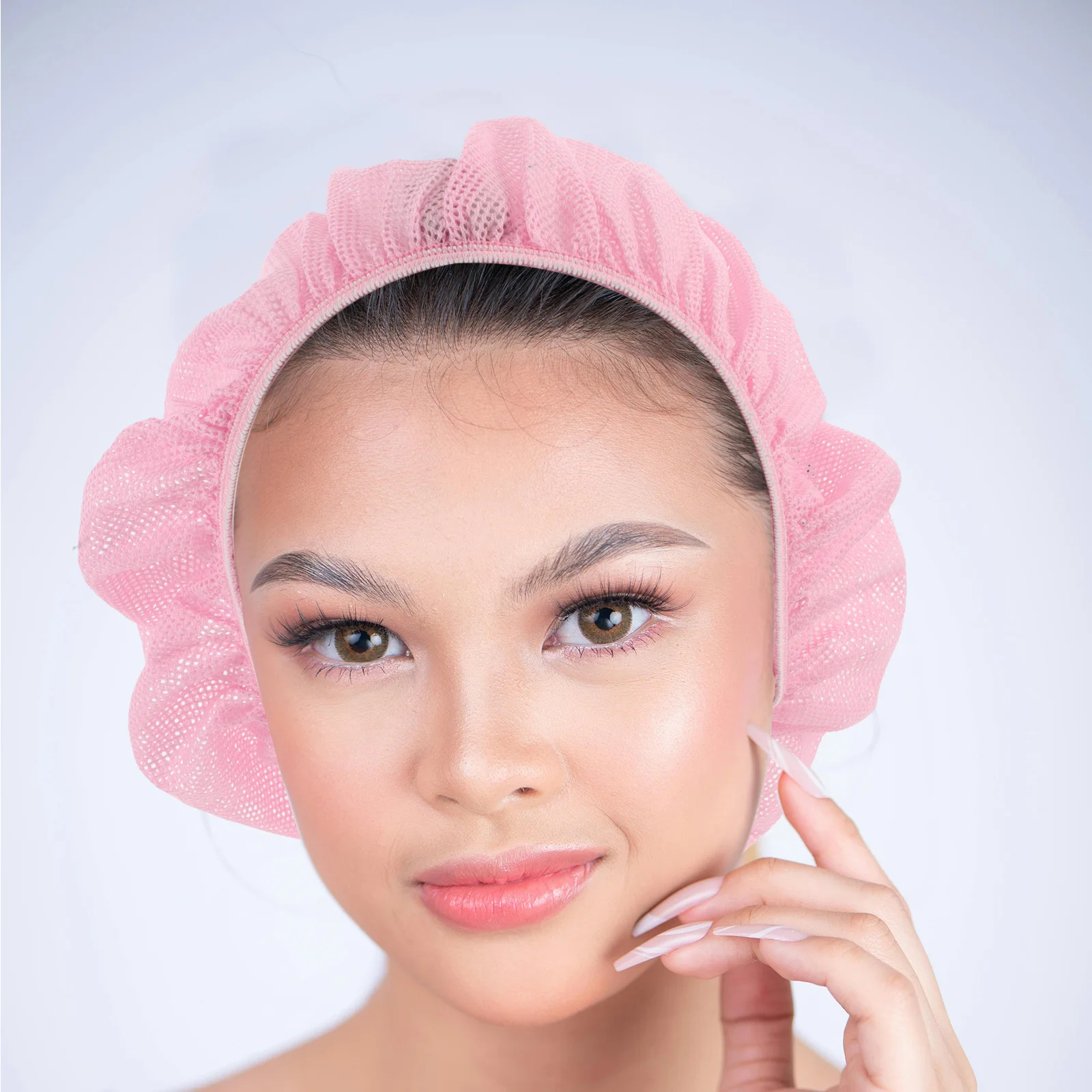 

8Pcs Sleep Cap for Women Mesh Bonnet for Sleeping Breathable Reusable Hair Net Keeps Style Overnight