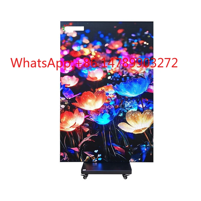 HDR Sunlight Readable Foldable LED Poster Floor Stand Hotel Airport Retail Digital Signage
