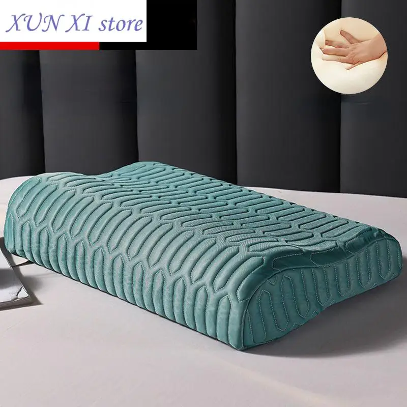 Orthopedic Pillow Sleeping Bamboo Pillow Memory Foam Oreiller Pillow Healthy Breathable Pillow Orthopedic Neck Fatigue Relief