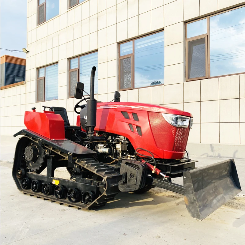 

Индивидуальный гусеничный трактор мощностью 60 л.с., многофункциональный гусеничный роторный культиватор, модернизированный мини-культиватор и почвофреза