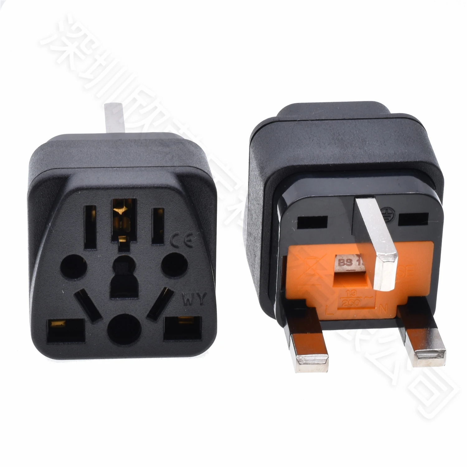 13A UK Travel Plug Adapter 3p Type G Multi-type Conversion Outlet Socket To Britain Singapore Malaysia Power Converter With Fuse