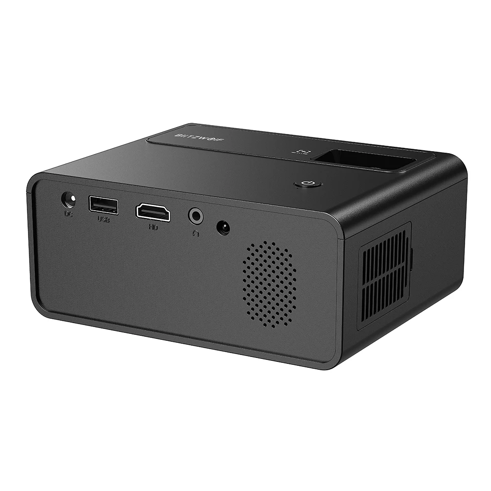 

Проектор BlitzWolf BW-V1, 180 ANSI люмен, поддержка 1080p, большой экран 180 дюймов, уличный мини-проектор, проектор для детей