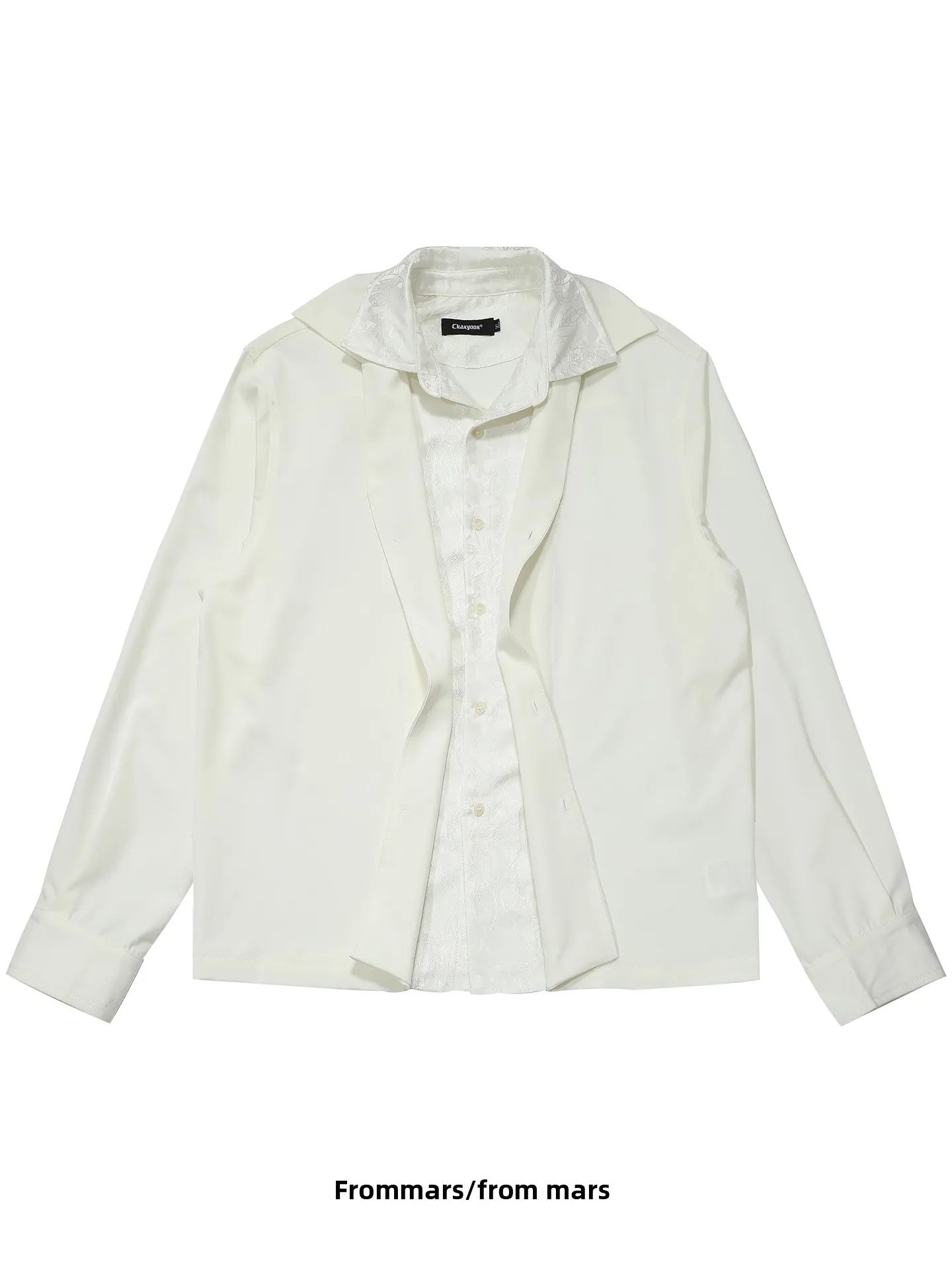 

Свободный комплект из двух предметов с длинными рукавами и воротником для мужчин и женщин в модном японском стиле, подходящий ко всему.