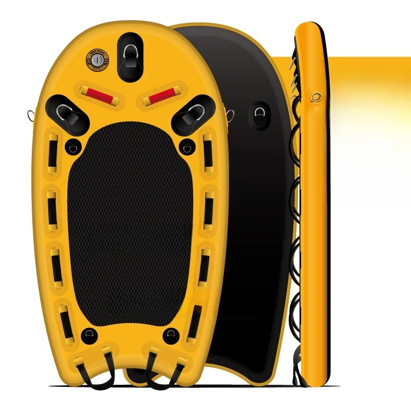 Traction type inflatable rescue board portable ice rescue board folding raft floating water board