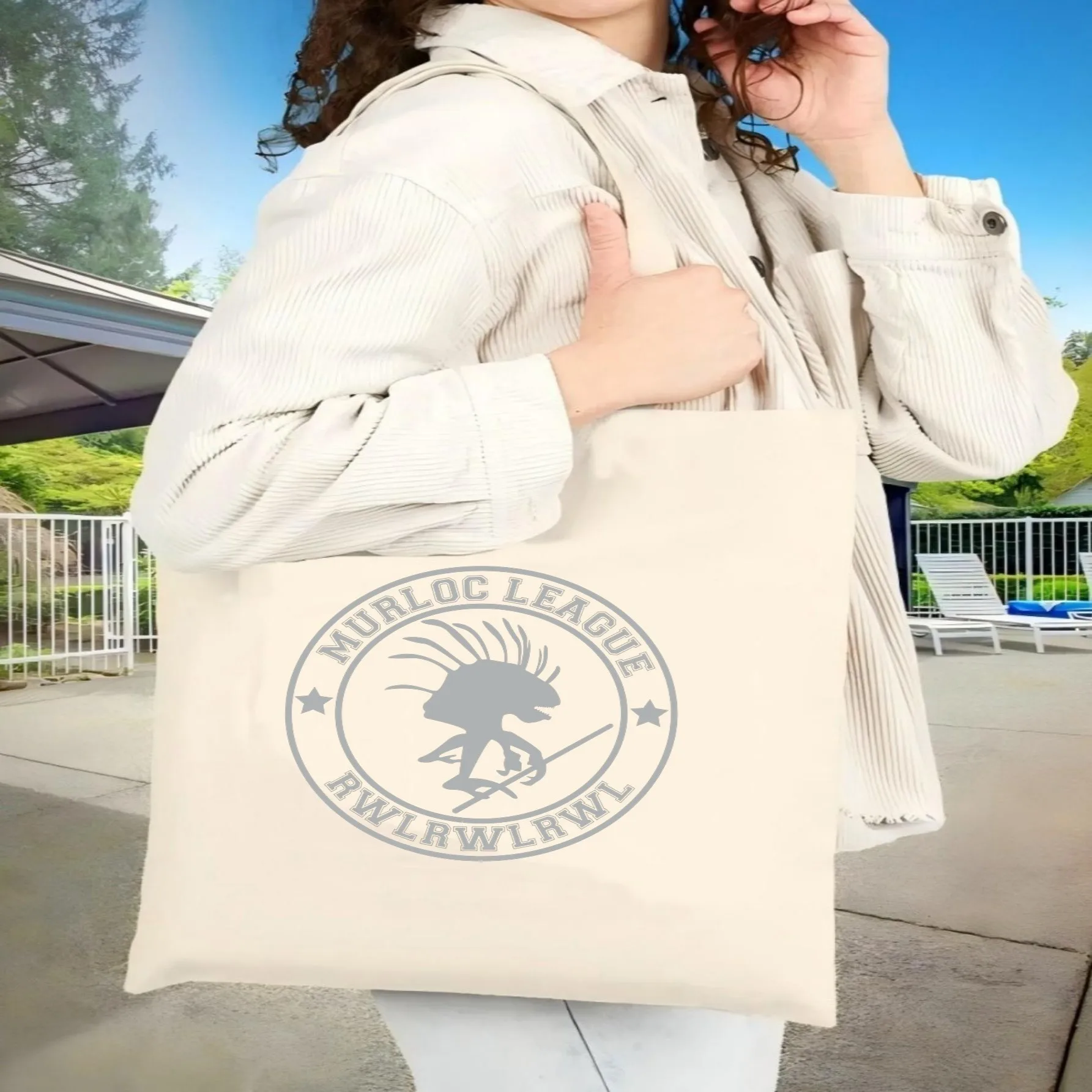 

Сумка-тоут MUOC LEAGUE 2026: Новинка, унисекс, из холщовой ткани, вместительная, прочная, многоразовая, многофункциональная, на плечо, для повседневного использования/путешествий