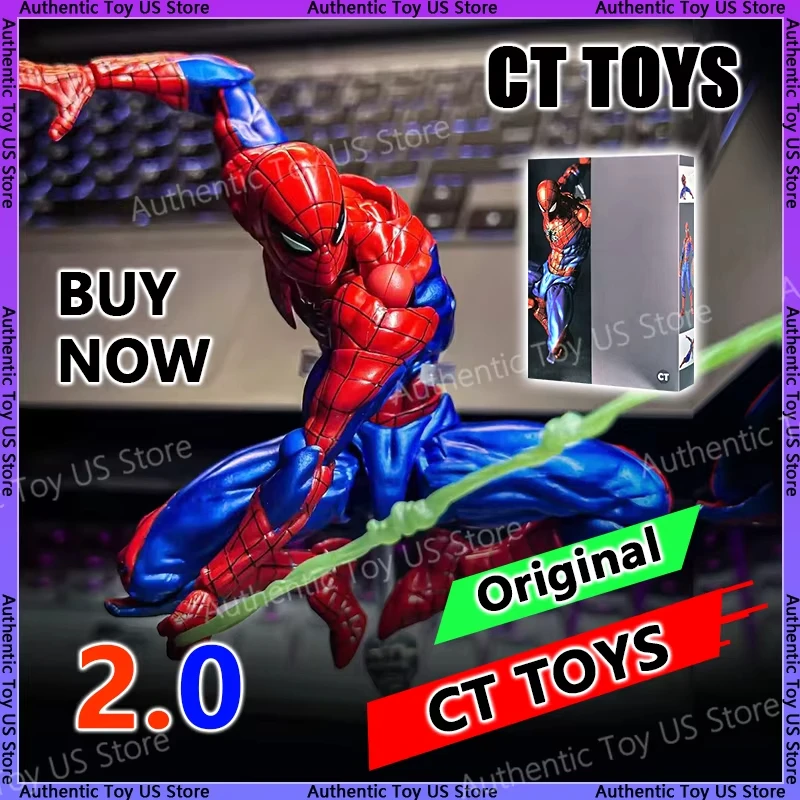 

In Stock Ct Toys Spiderman 2.0 Figure Amazing Yamaguchi Spider-Man Agent Venom Mafex Anime Action Figure Customized Gifts Toys