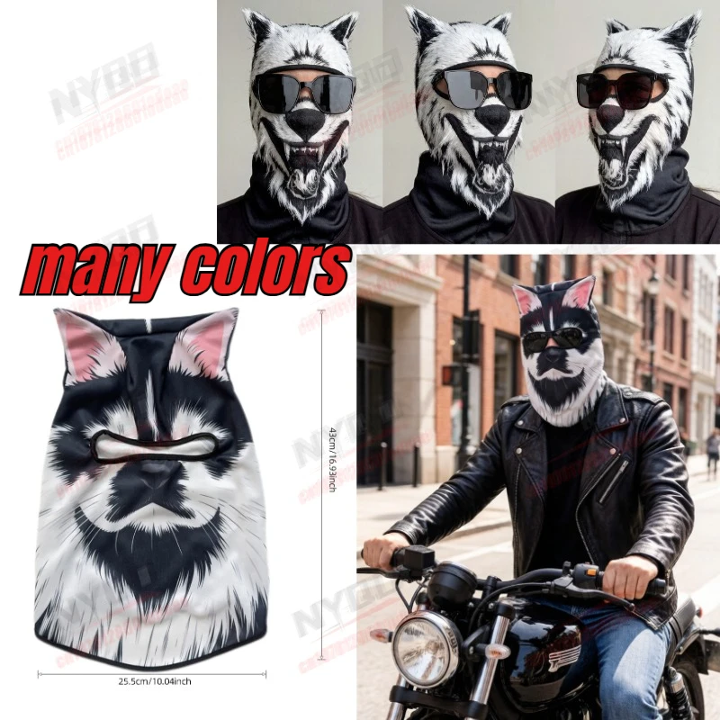 

Summer Ice Silk Motorcycle Riding Breathable Head Cover with Multiple Colors To Choose From Motorcycle Riding