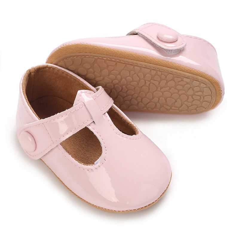 5-Farben neue 0-18mmonate rretr Mary Jane Frühling Babys chuhe Pu Neugeborene Mädchen Schuhe erste Wanderer Prinzessin Bowknot Baby Prewalke – Detail 20