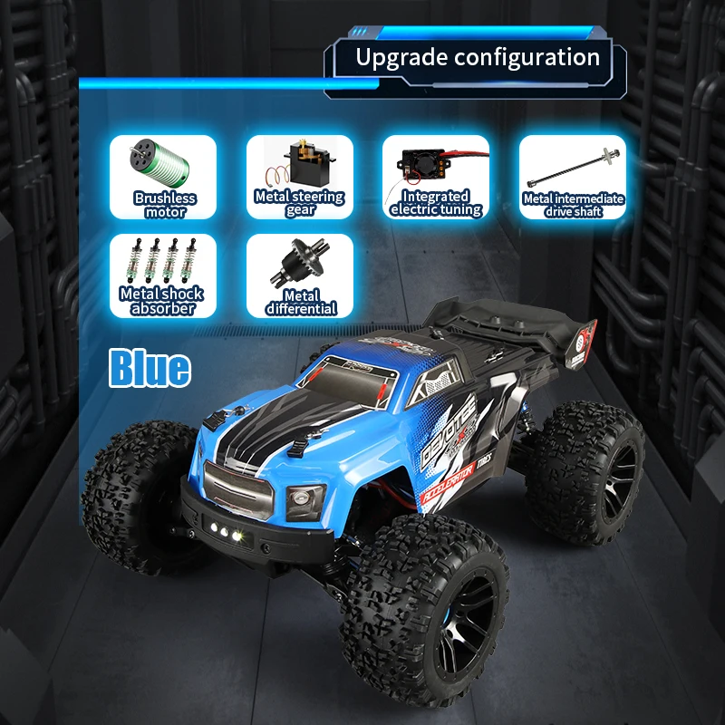 

Rc Car 1/14 Brushless Crawler Four-Wheel Drive with Led Remote Control Car High Speed Drifting Climbing Car Truck Kids