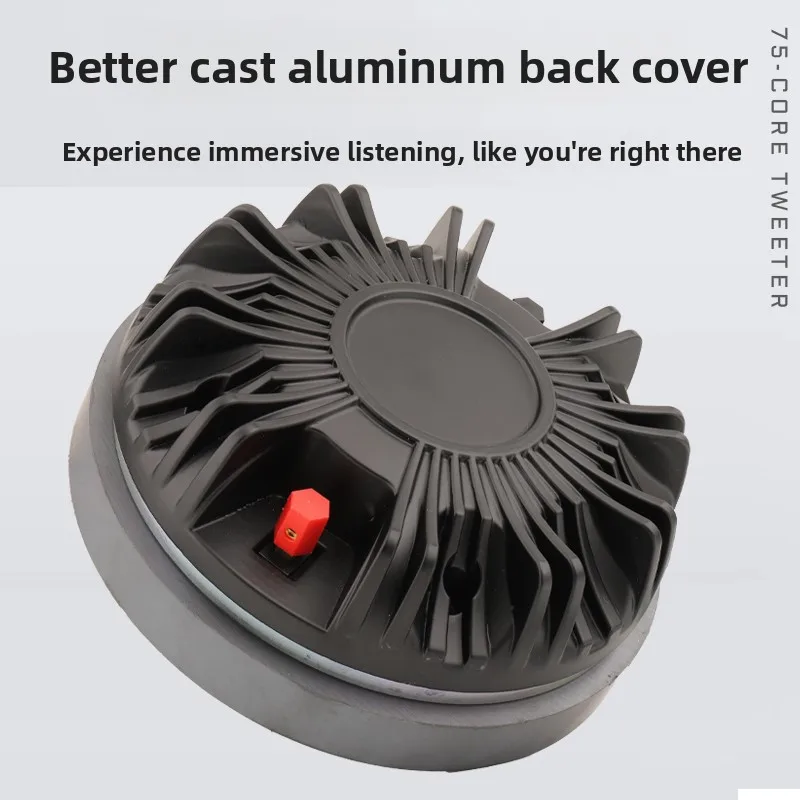 Factory Direct OEM Gertsound XY750-2L Titanium Dome Compression Driver Tweeter 75core Voice Coil Professional Audio Metal