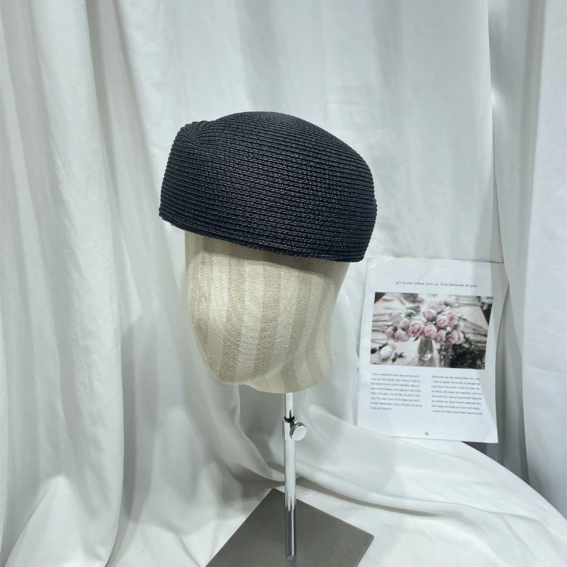 New French Straw Berets Women Woven Sun Hat Beach Outdoor Japanese Retro Beret Women's Fashion Hot Selling Medicine Box Hat