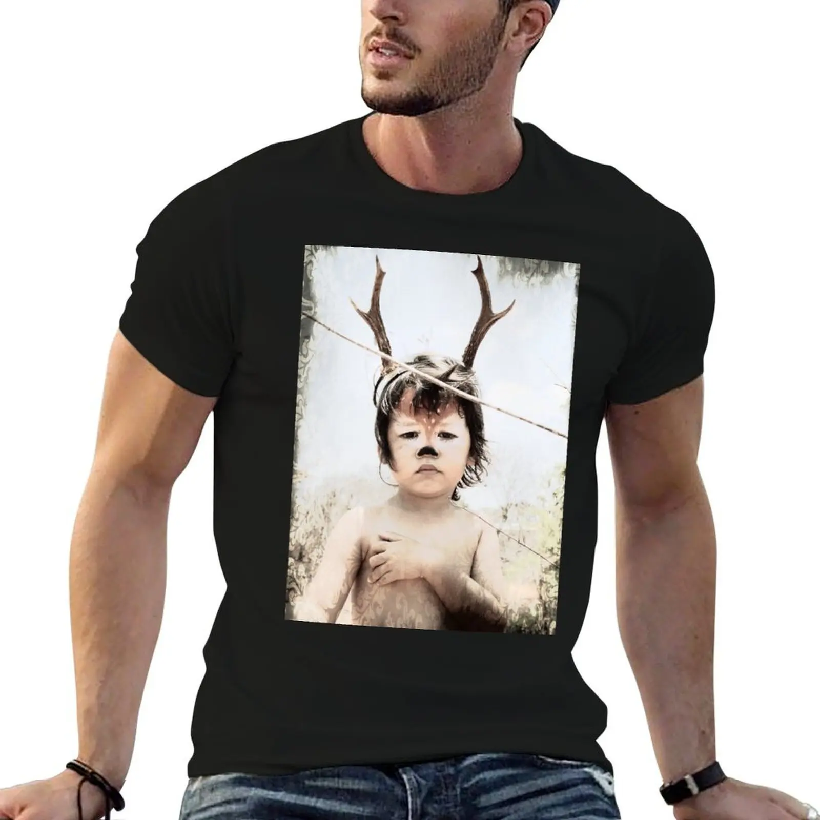 Forrest the fawn T-Shirt basketball graphic tees Aesthetic clothing black t shirts for men