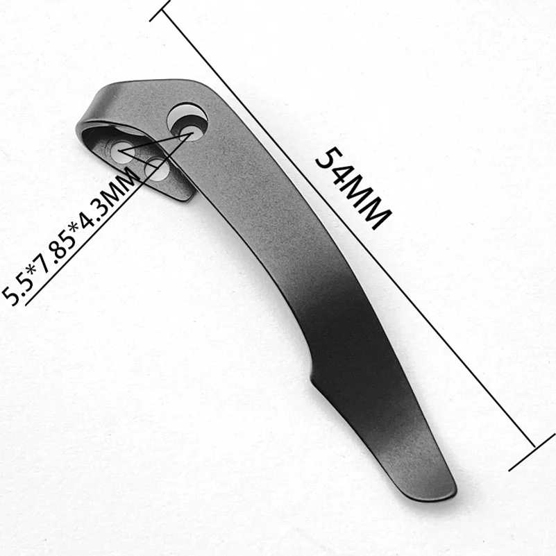 2pcs/lot Titanium Alloy Pocket Knife Clips Back Clamps FoA Voyager Series ColdSteel DIY Make Part Accessories 29TLCC