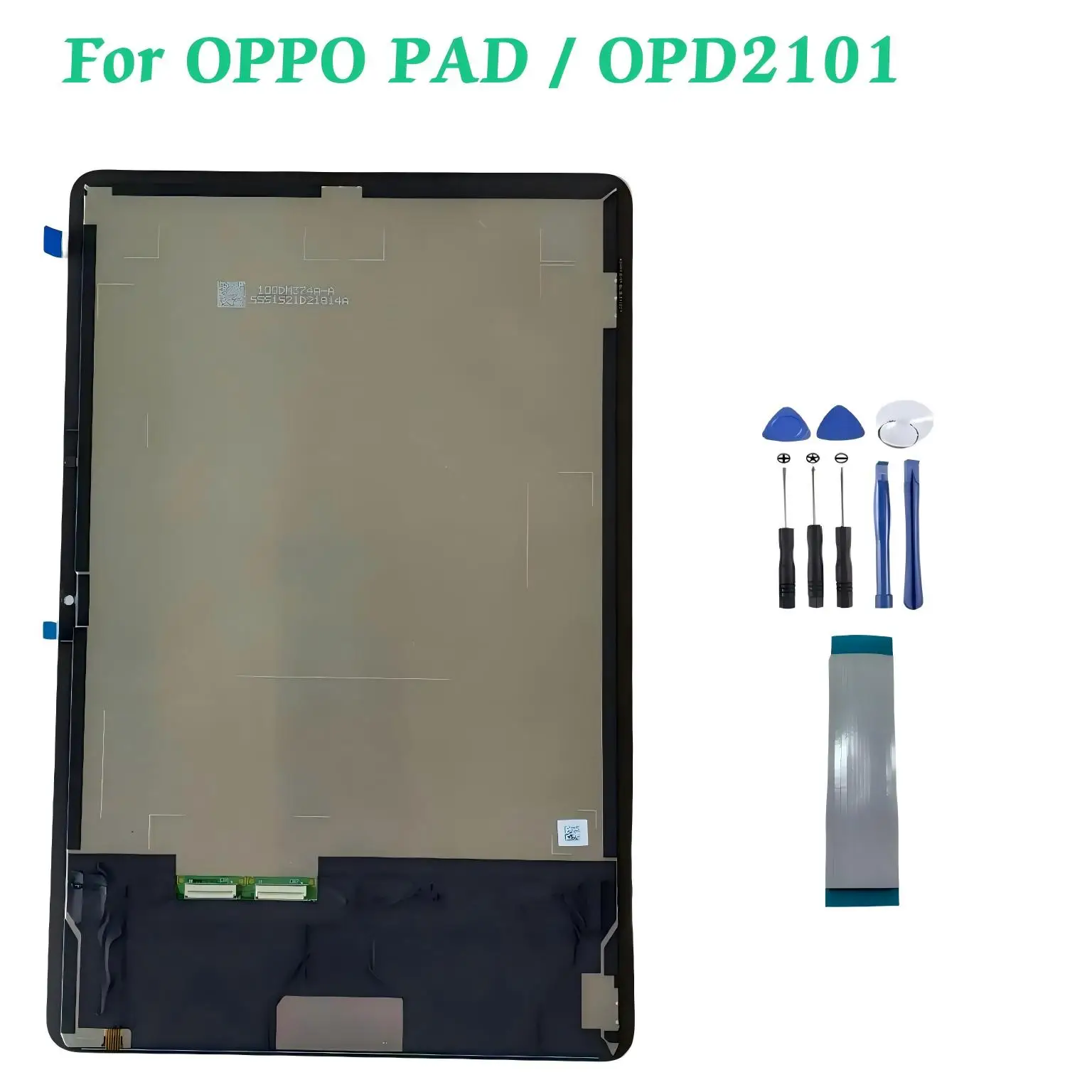 

A+ Запасные части для ремонта: ЖК-дисплей с сенсорным экраном и стеклянным дигитайзером для OPPO PAD OPD2101 11 дюймов