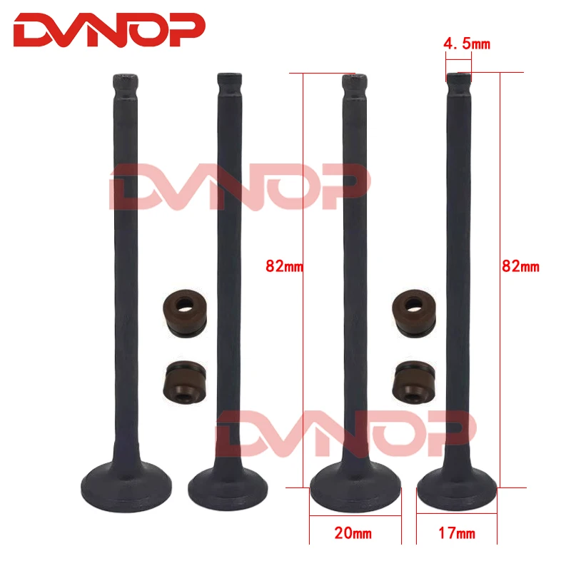 2 Pairs Motorcycle Engine Parts Valve Stem Kit For HONDA PCX160 PCX150 WW150AM WW150N SH150 ABS VARIO160 CLICK160
