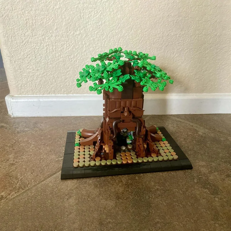 

534PCS MOC Zeldaess Great Deku Tree Model Building Blocks Construction DIY Creative Idea Christmas Gift Toy Education