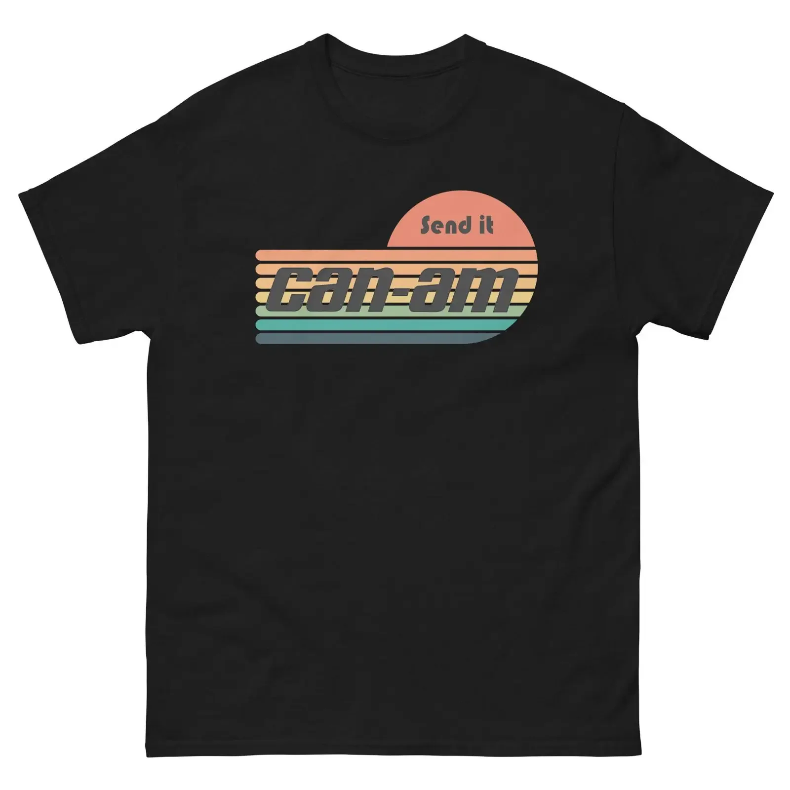 Original Offroad Send It ATV SXS Funny Men's T Shirt vintage Washed Soft Versatile Slightly designer clothes fashion