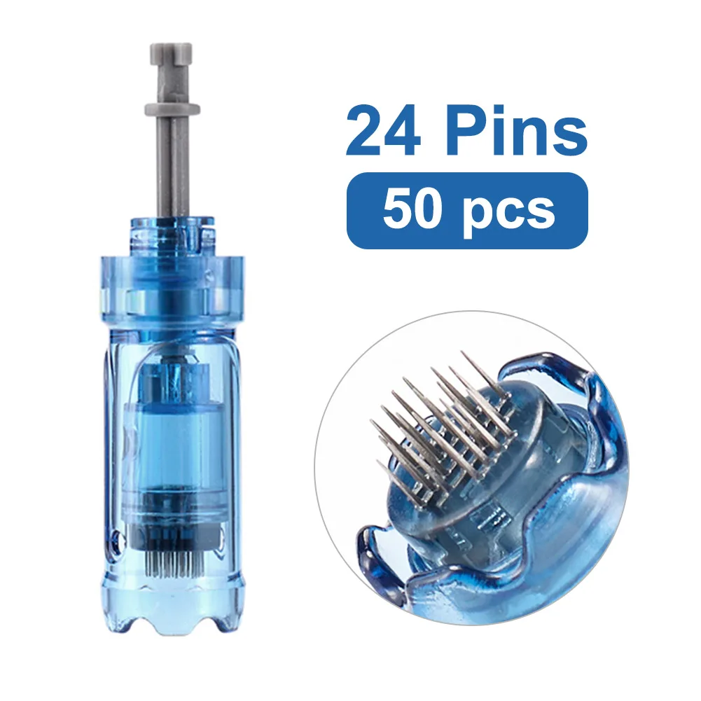 Bajonetcartridge Naald voor Dr Pen M8S/A8S/A9/A11 Microneedle 12/18/24/36/42 Pin/Ronde Nano/3D Vervanging Tip