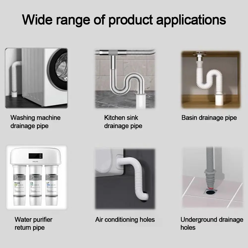 Durable Anti Odor Washbasin Floor Drain Core Stopper Insect Prevention Floor Drain Colander Water Pipe Connector