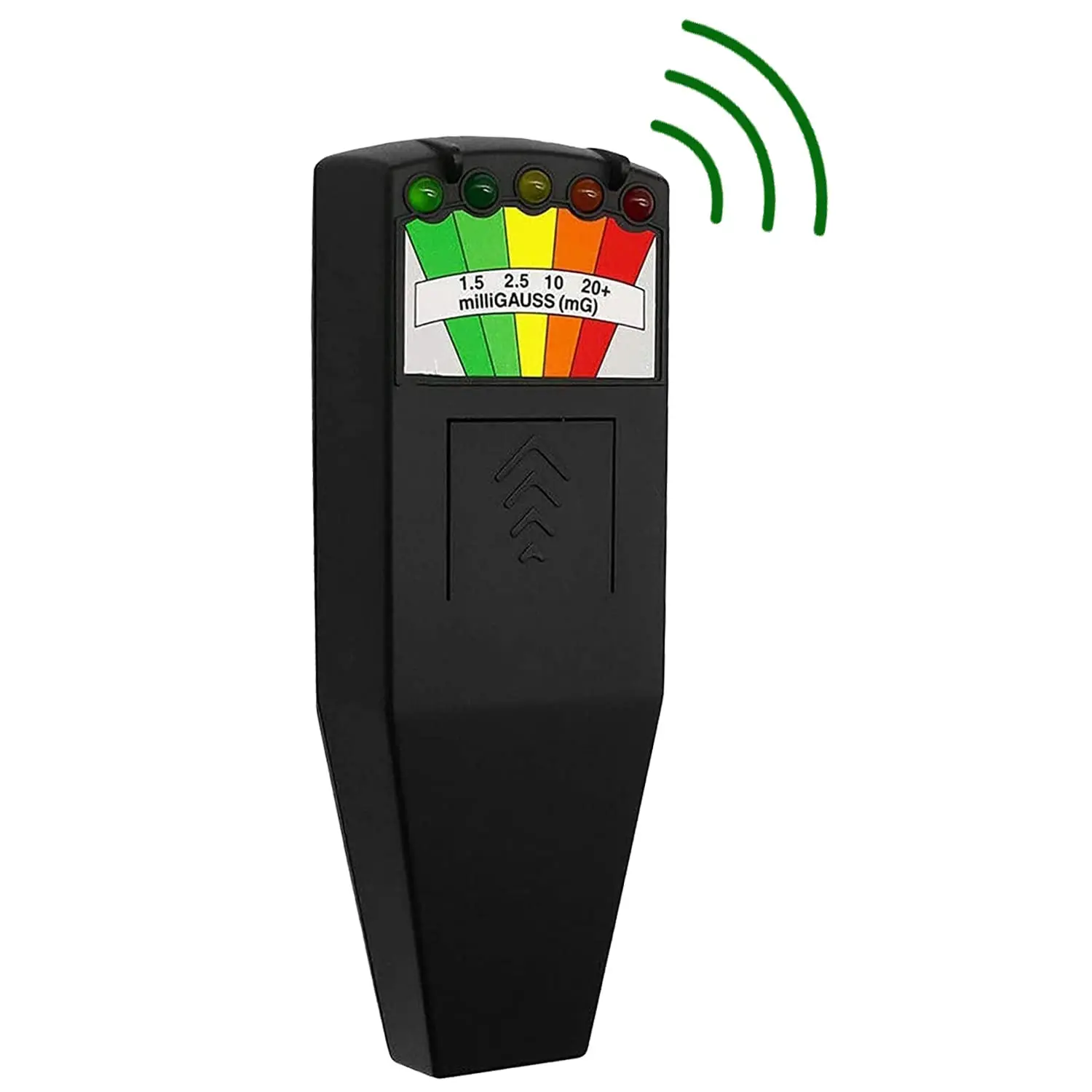 Rilevatore di radiazioni elettromagnetiche portatile K2 Misuratore Gauss Lampada indicatore 5LED, apparecchi Rilevamento radiazioni e onde anomali