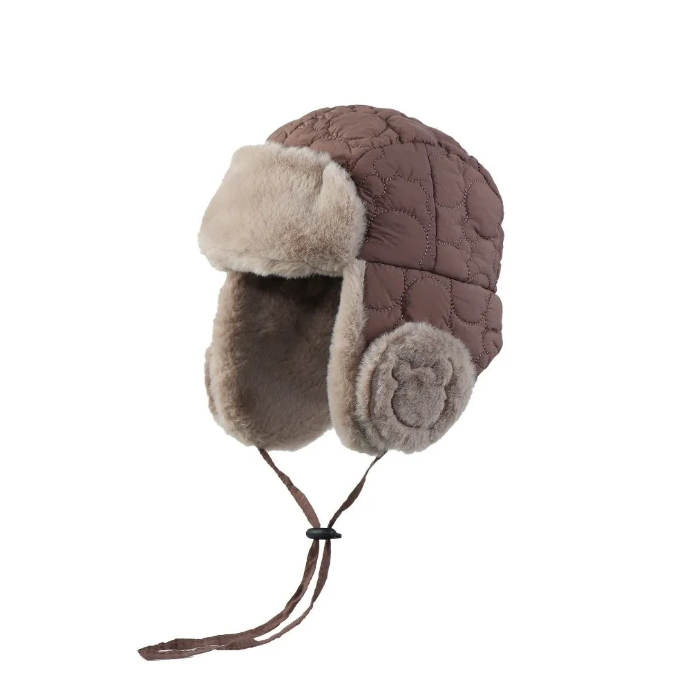 

New Warm Warm Hat Coldproof Windproof Pullover Cap Adding Velvet Lei Feng Hat Autumn and Winter