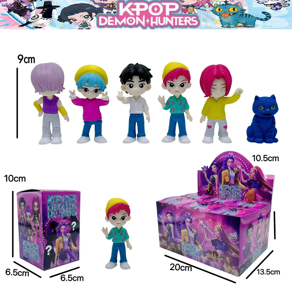 Poupée chasseur du diable Kpop, jouet en vinyle pour garçon, personnage de groupe, masque en vinyle, boîte aveugle, jouet d'ornement, cadeau d'anniversaire, tendance 2026