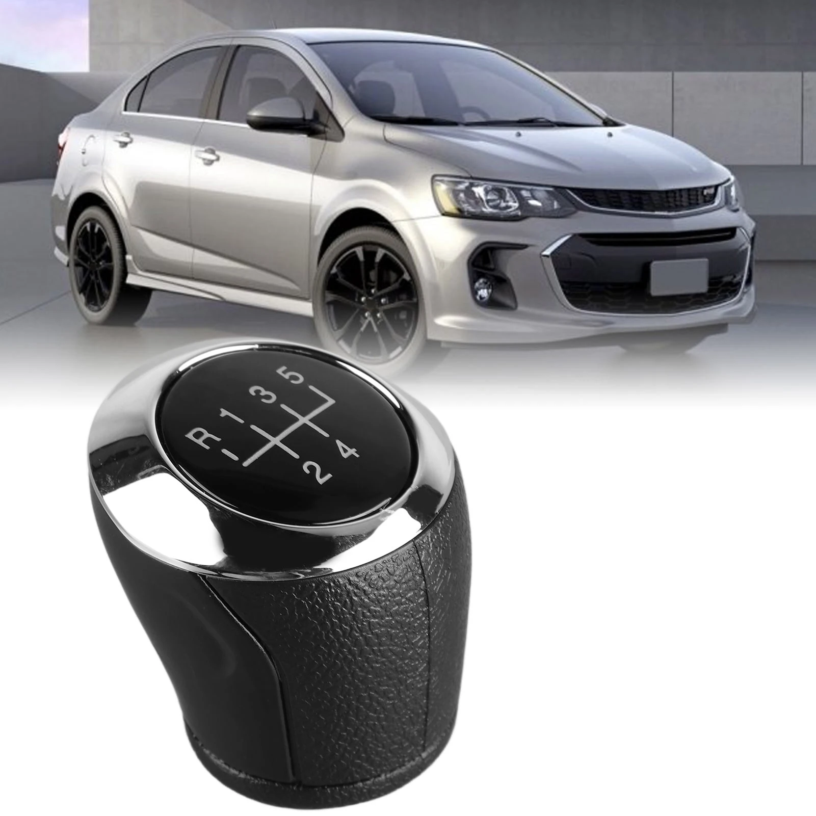 

5 Speed Car Gear Shift Knob Wear Resistant Gear Shifter Head Replacement For Aveo Sonic T300 2013-2017 Gear Shift Knob Accessory