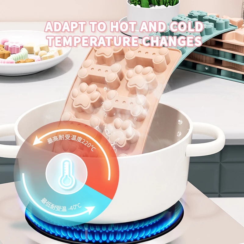 Dog Footprint Silic…