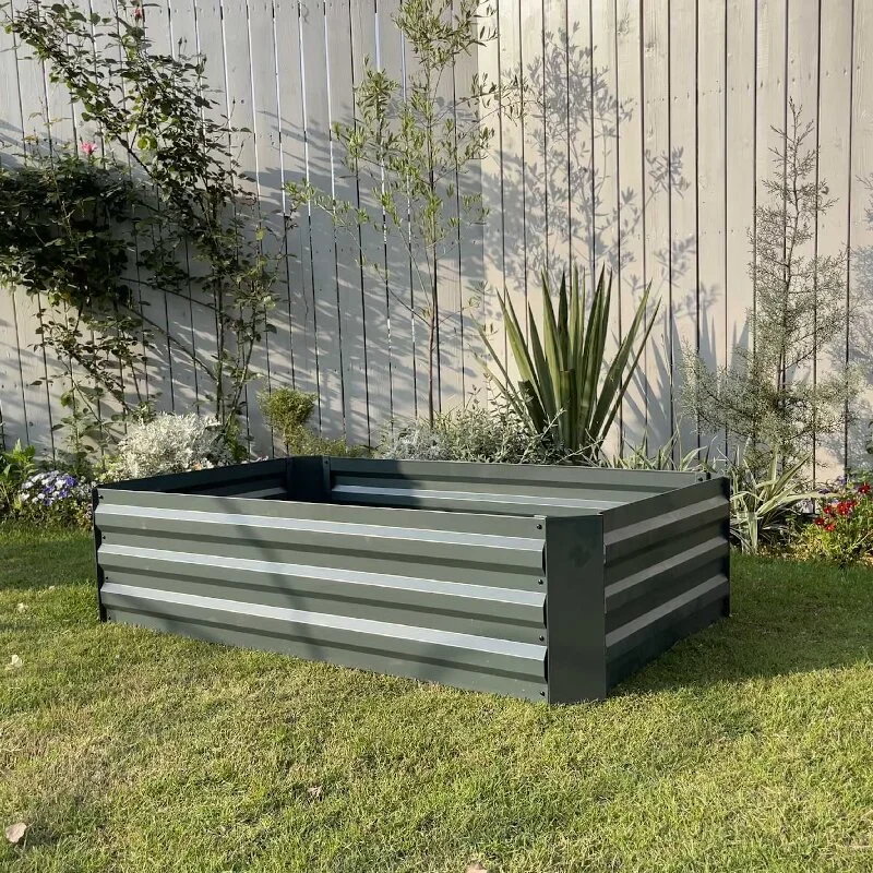 Garten Hof Rasen Metall Blumenkasten Pflanzen Blumen und Gemüse Zaun Blumentopf Außenhandel Outdoor Blumentopf bequem