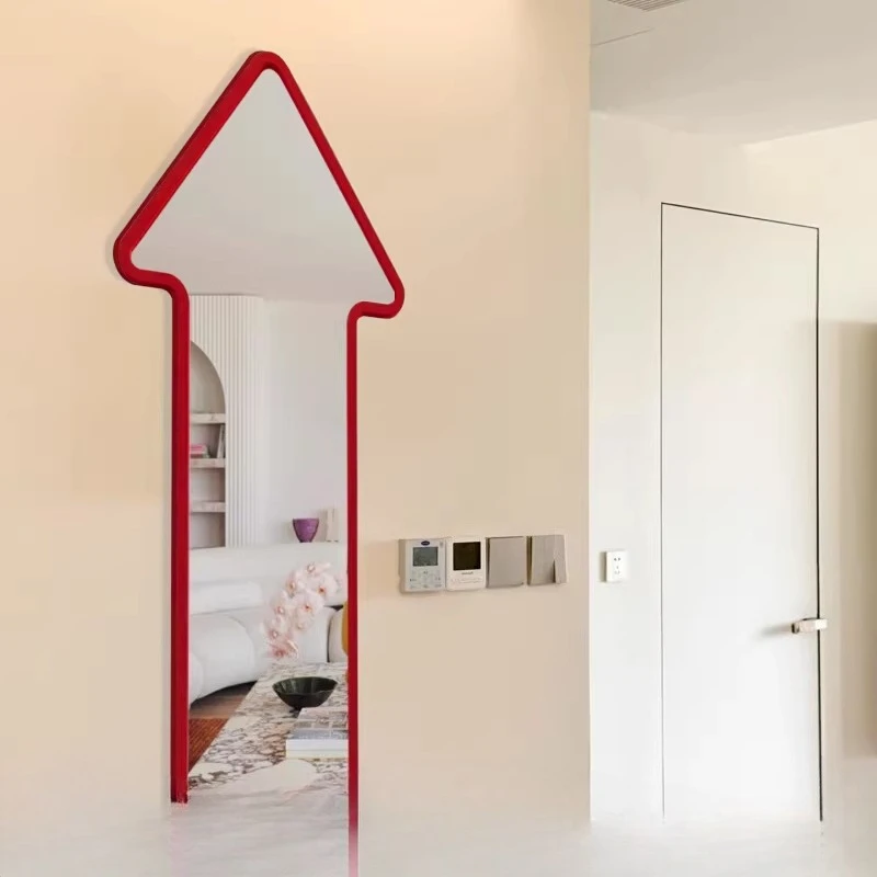 Modern Simplicity Art Design Personality Decoration Picture Hanging Mirror High level Sense Creativity Arrow Wall-Mounted Mirror