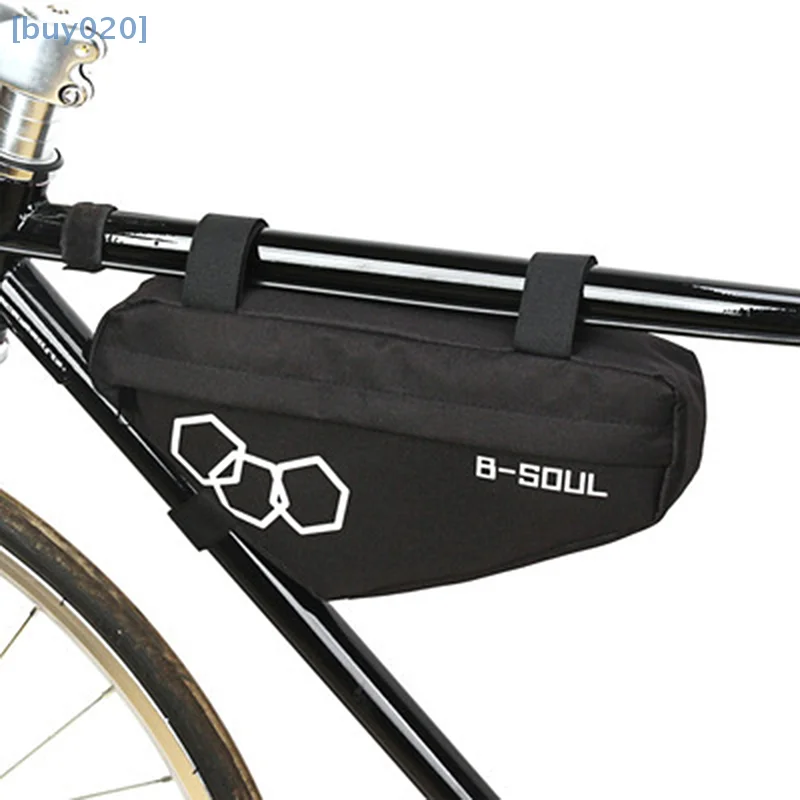 【buy020】bolsa triangular para quadro frontal de bicicleta, bolsa para quadro de bicicleta mtb, acessórios de ferramenta de ciclismo, bolsa de armazenamento, acessórios de bicicleta