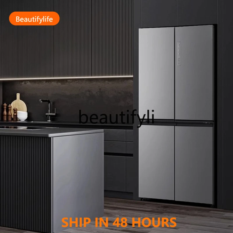 

Cross-door first-class double frequency conversion household air-cooled frost-free embedded refrigerator A