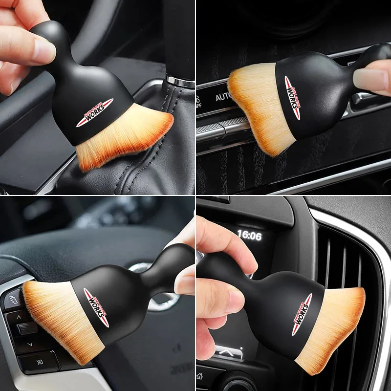 Car Dust Removal Brush Auto Interior Cleaning Tool For MINI Cooper One R60 R57 R55 R56 R53 R52 R50 R58 R59 F55 F56 WORKS