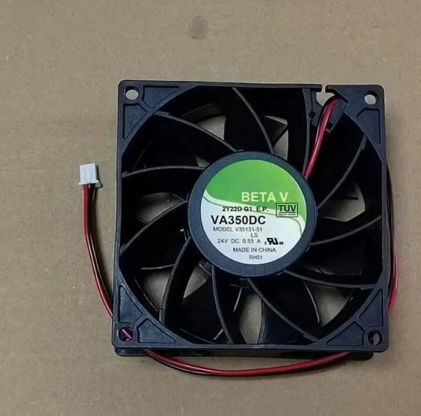 

Brand New Original V35131-51 DC 24V 0.53A 92x92x38mm 2-Wire Server Cooling Fan Fast delivery